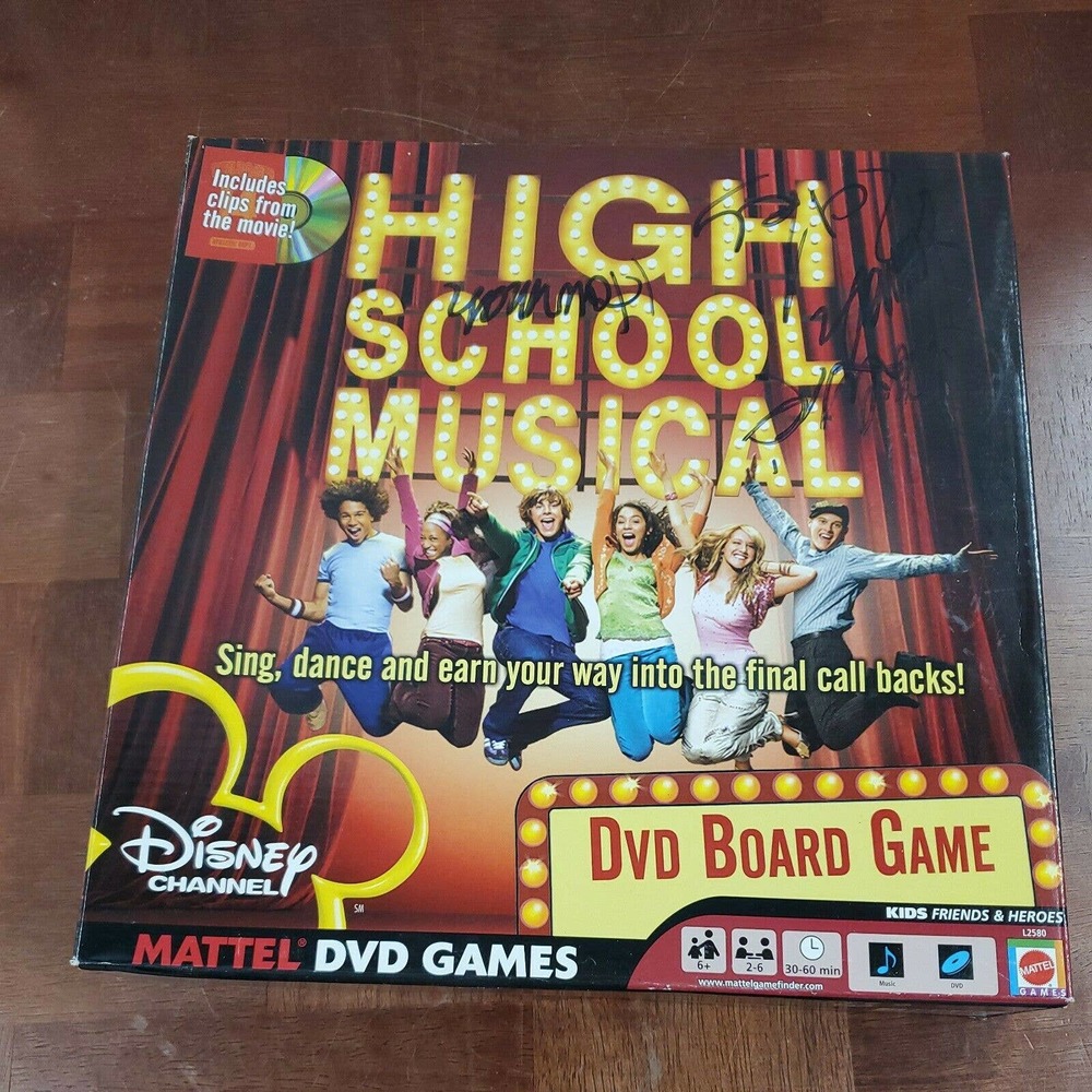 2006 Mattel Disney's High School Musical DVD Board